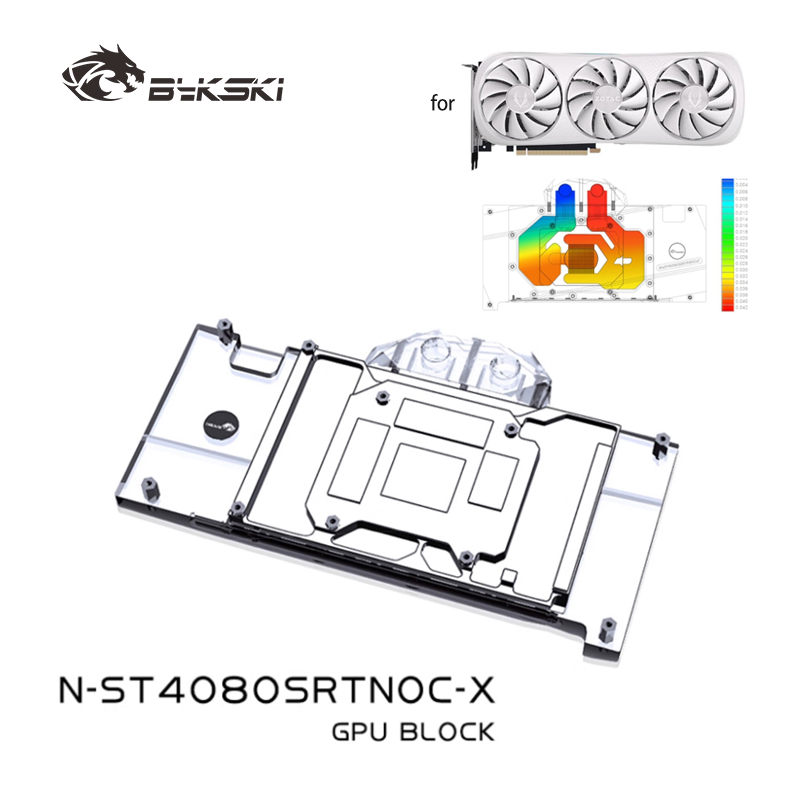 Rtx 4080 Super 16Gb - Bykski N-ST4080SRTNOC-X GPU Bloğu ZOTAC RTX