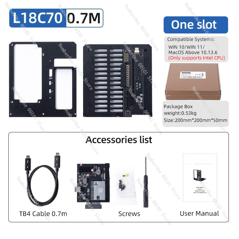 L18 Thunderbolt 3 4 GPU Dock H - Thunderbolt 4 External Gpu Enclosure incelemesi ve fiyatı